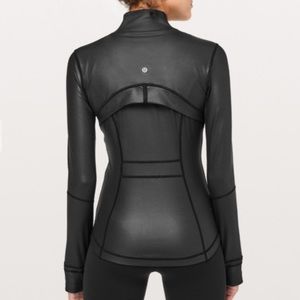 💎 RARE LULULEMON DEFINE JACKET SHINY BLACK SIZE 6. RARE 💎